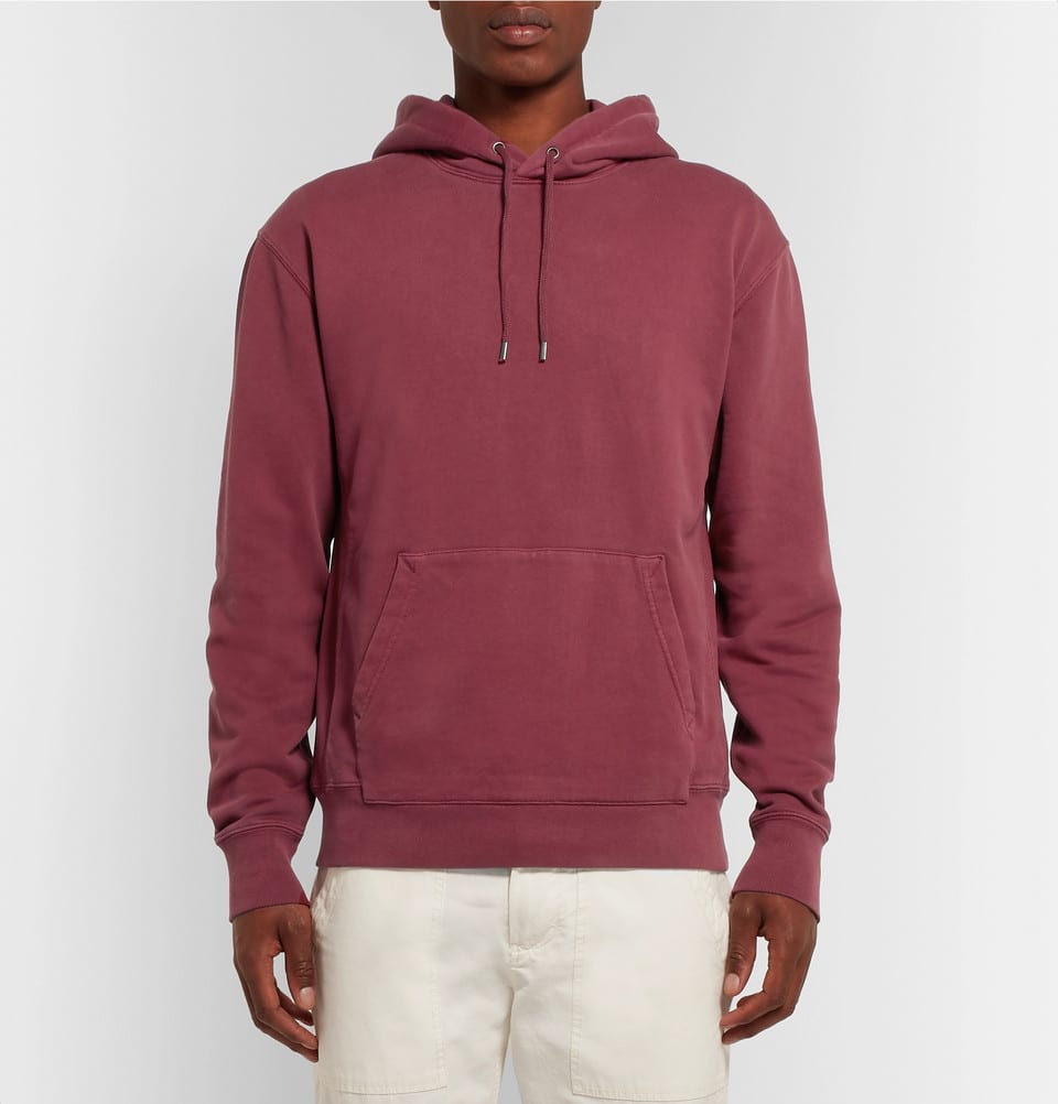 Loopback Cotton-Jersey Hoodie - Image 3