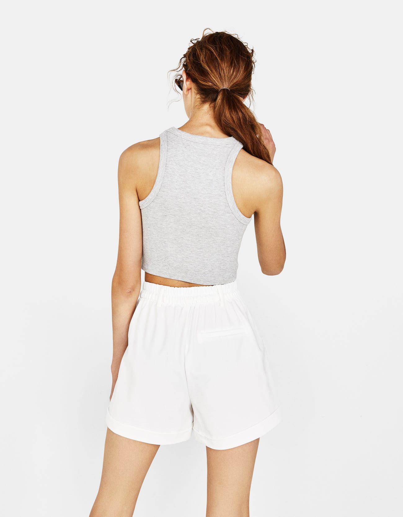 Sleeveless Halter Top Mnml - Image 2