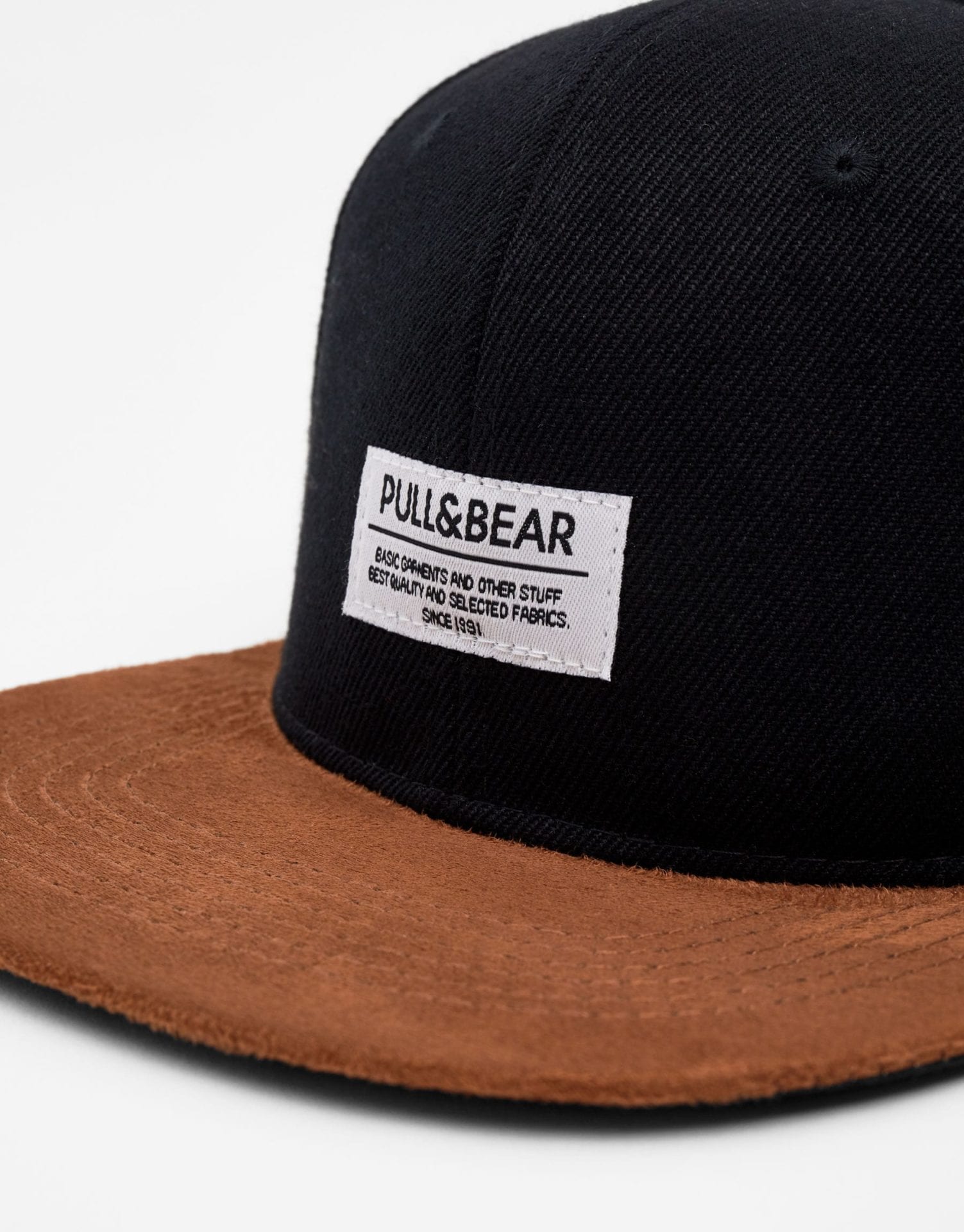 Faux Suede Peak Cap - Image 2
