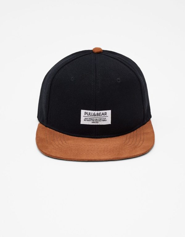 Faux Suede Peak Cap - Image 4