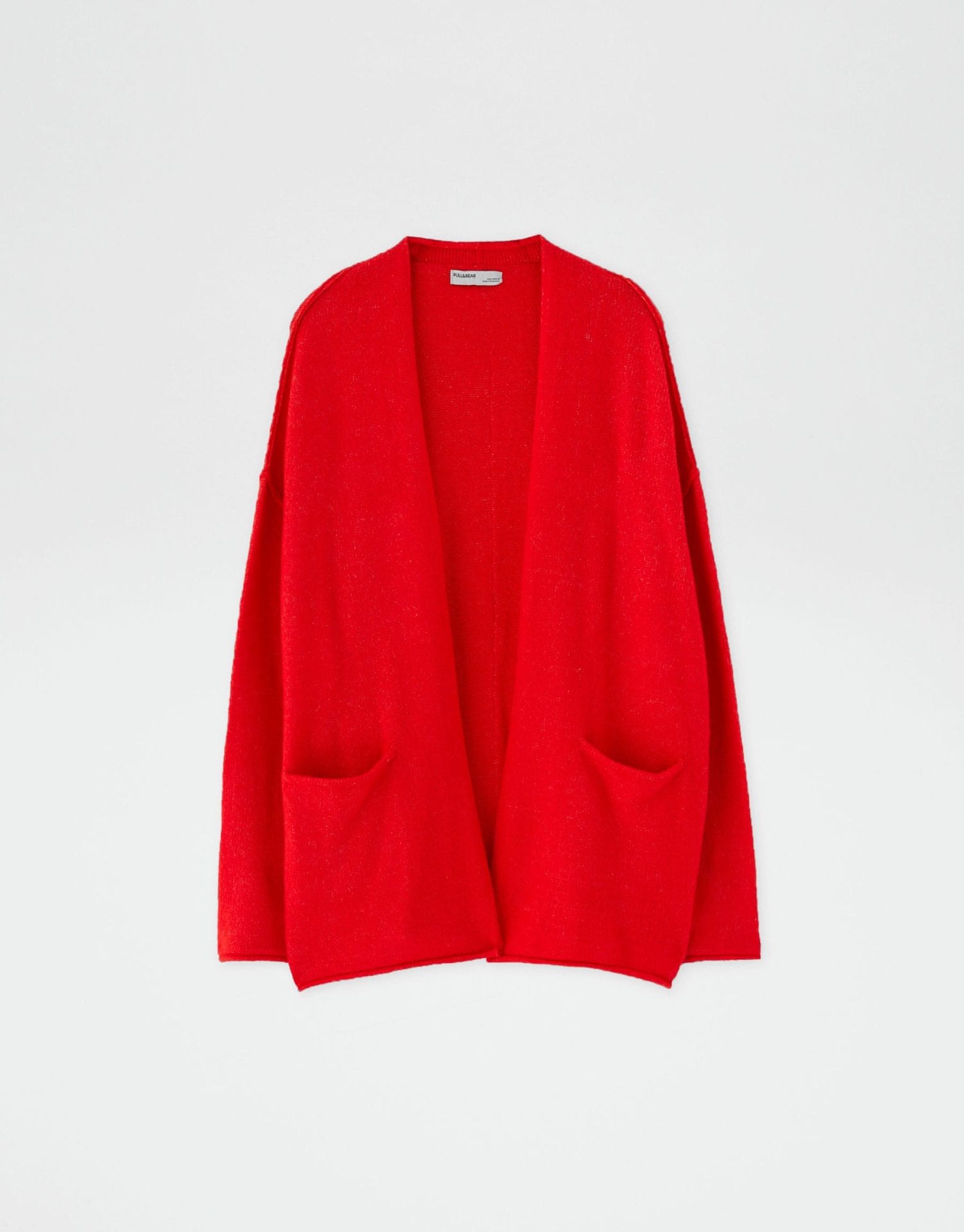 Red Soft Knit Cardigan - Image 4