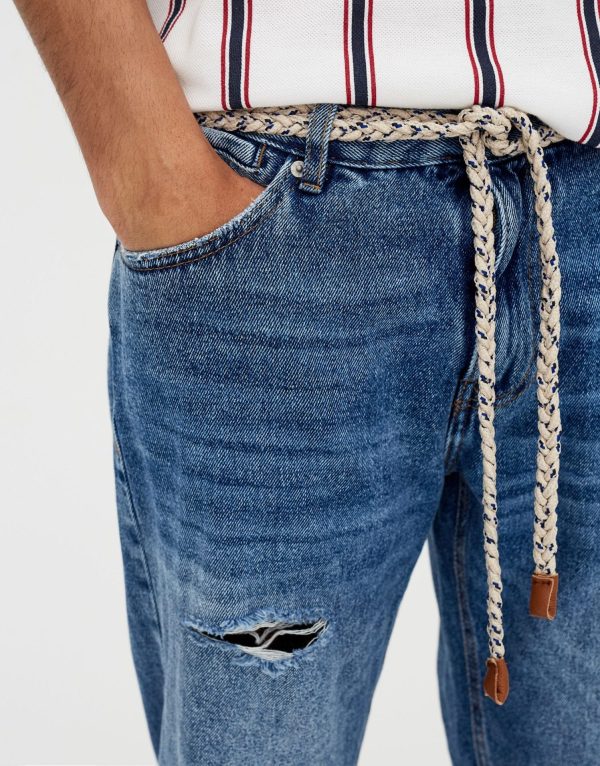 Distressed Ripped Jeans - Image 4