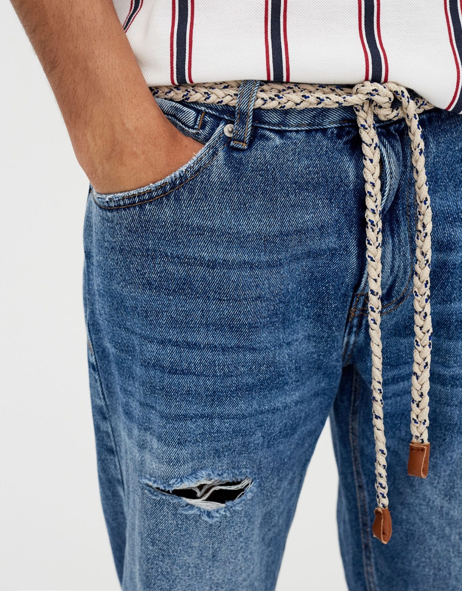 Distressed Ripped Jeans - Image 4