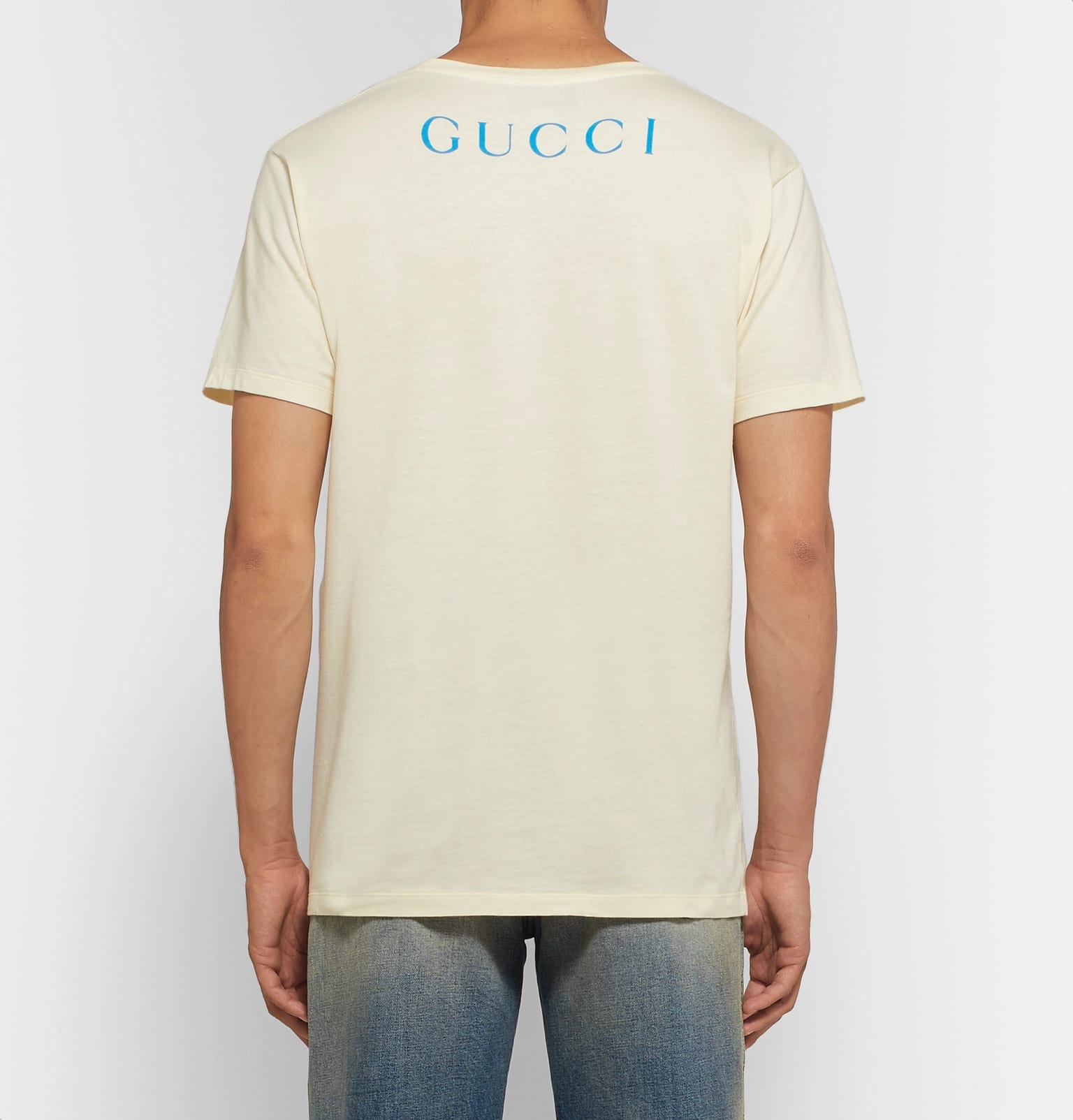 Printed Cotton-Jersey T-Shirt - Image 4