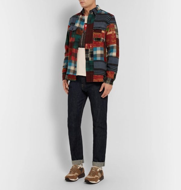 Matlock Patchwork Cotton And Wool-Blend Flannel Shirt - Image 2