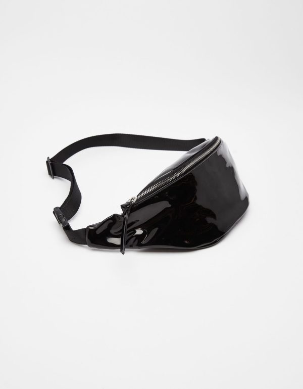 Faux Vinyl Belt Bag - Image 4