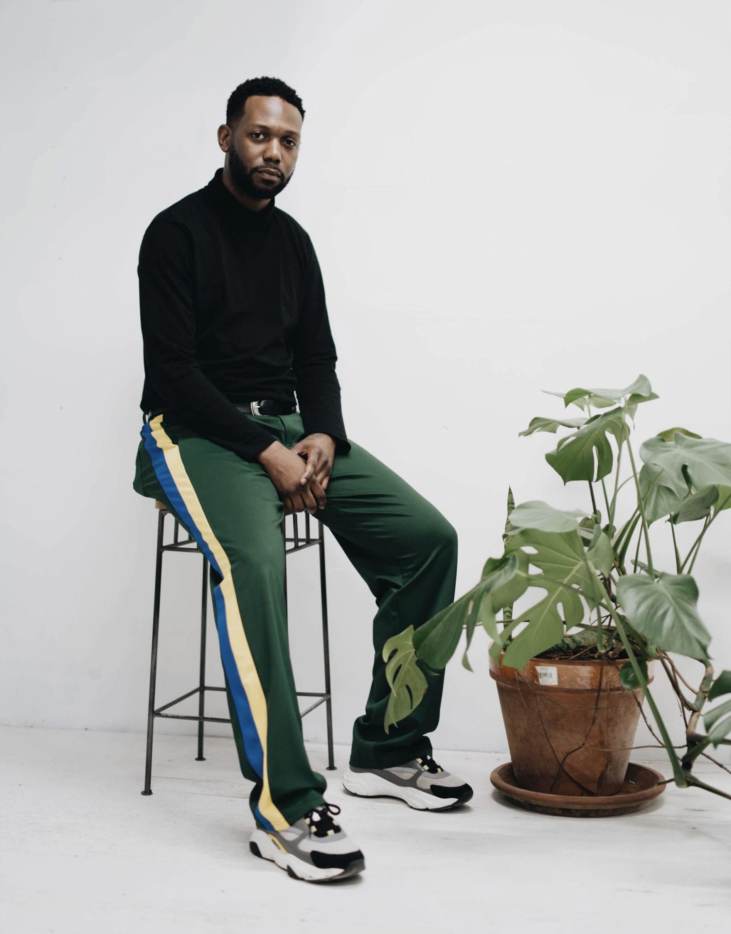Pacific Collection Green Jogging Sweatpants